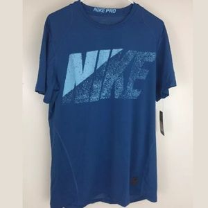 NEW Blue Nike Athletic shirt Men size large fitted